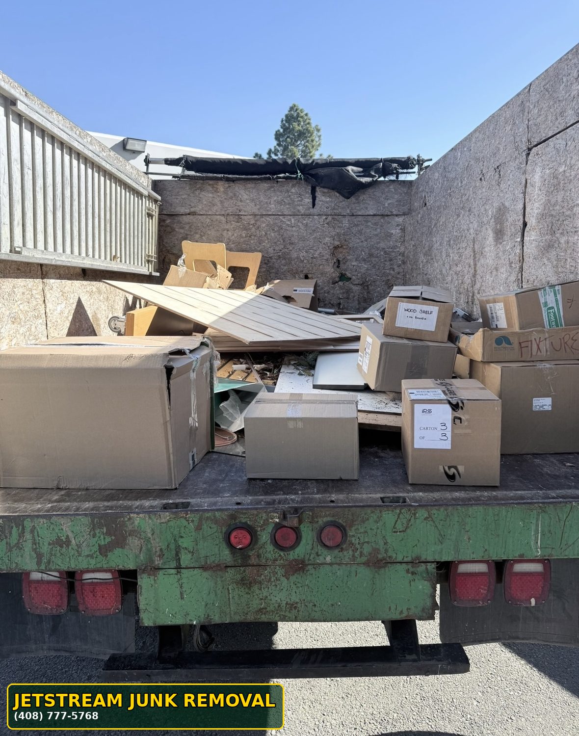 construction debris removal in San Jose