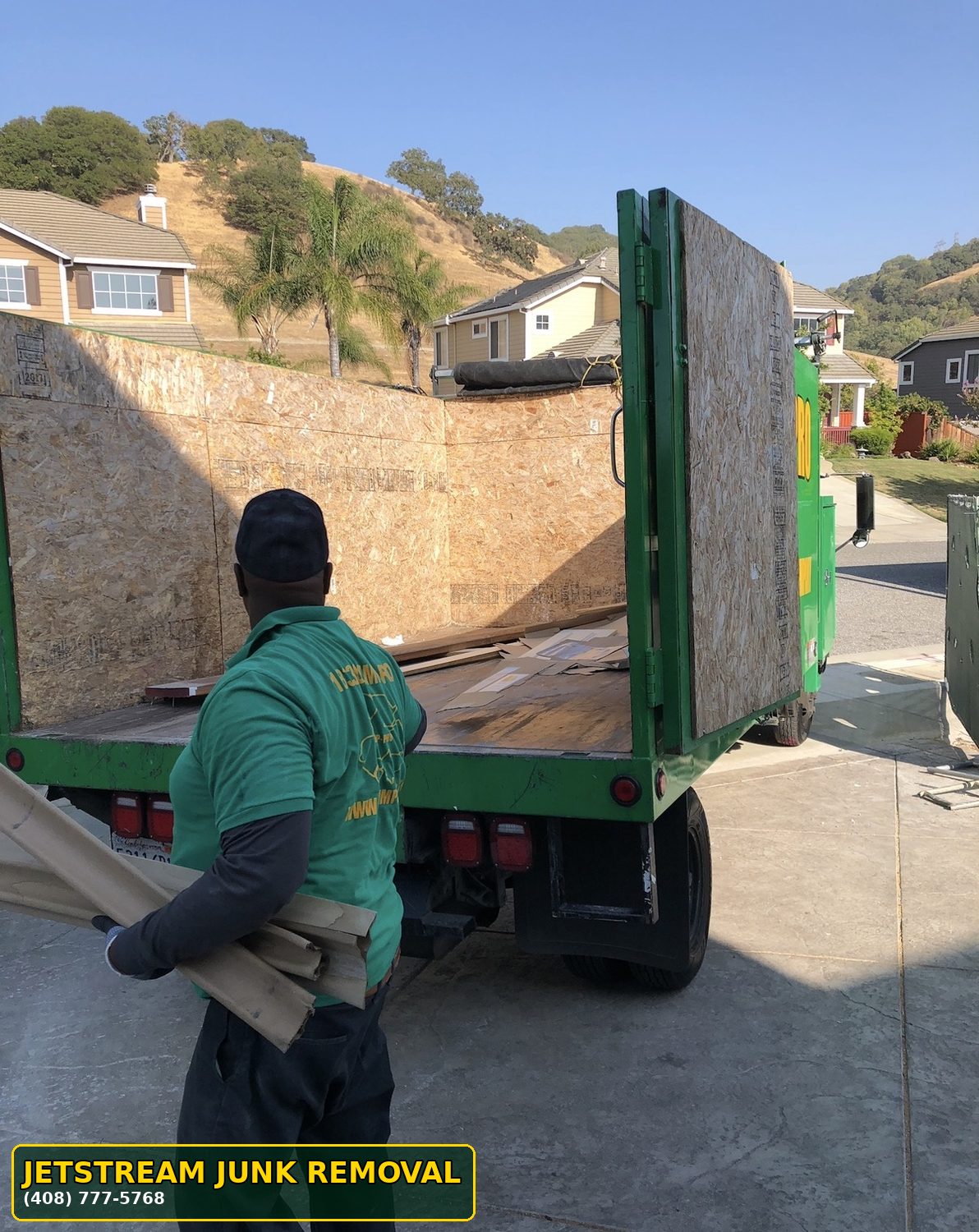 construction debris removal in San Jose