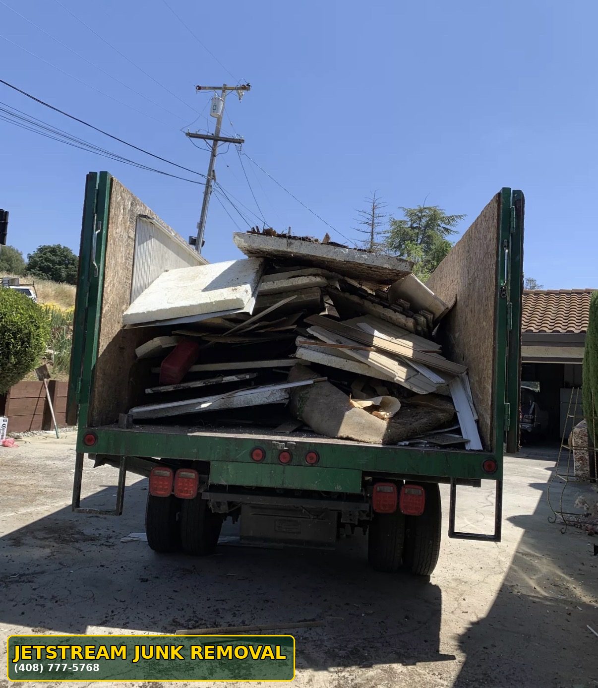 JetStream Junk Removal full truck load in San Jose