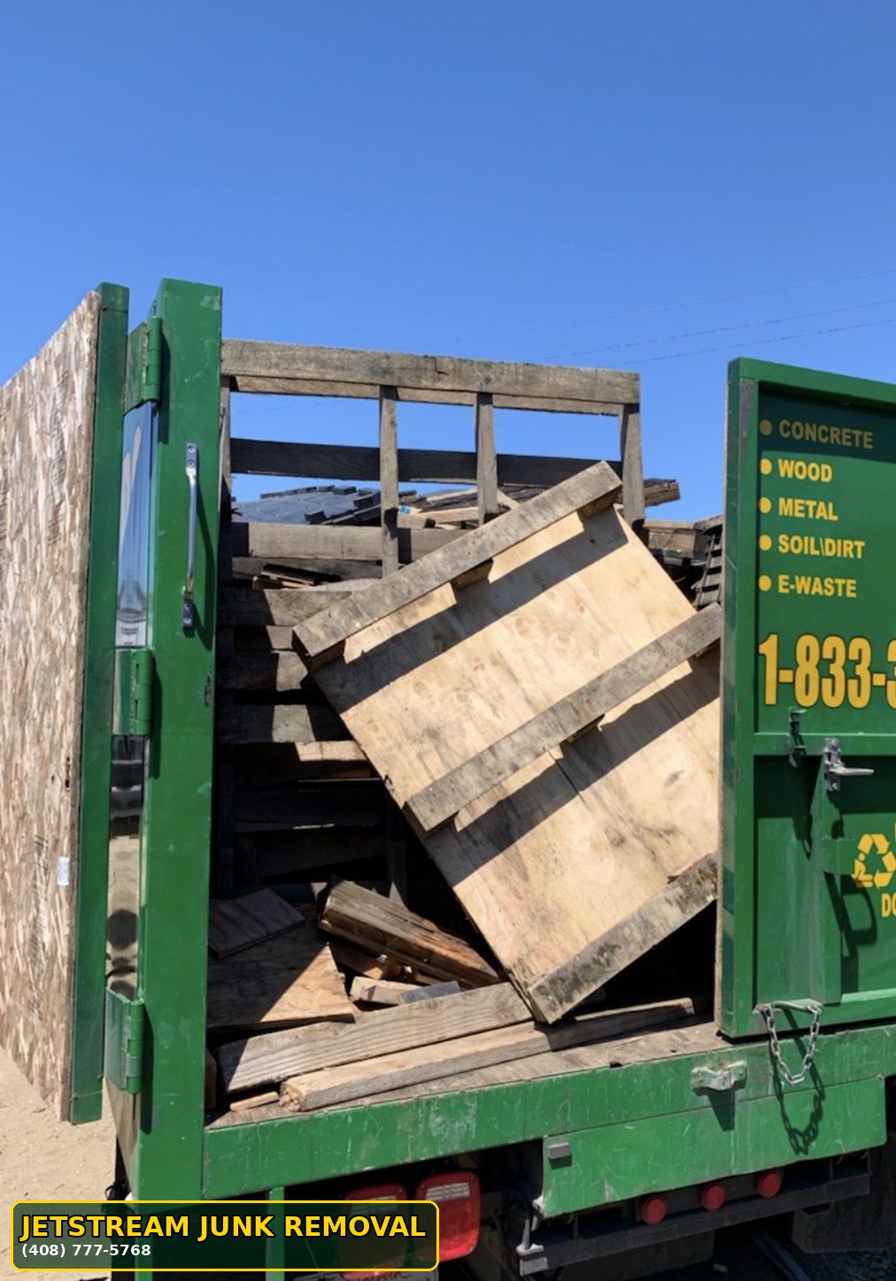 JetStream Junk Removal full truck load in San Jose